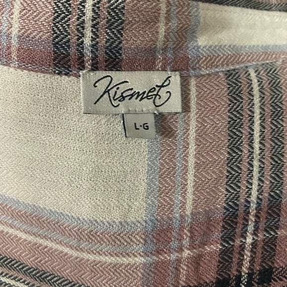 Kismet Plaid Muscle Tank - Picture 3 of 3